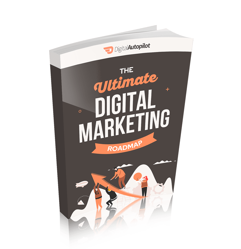 3D eBook cover image for "The Ultimate Digital Marketing Roadmap"