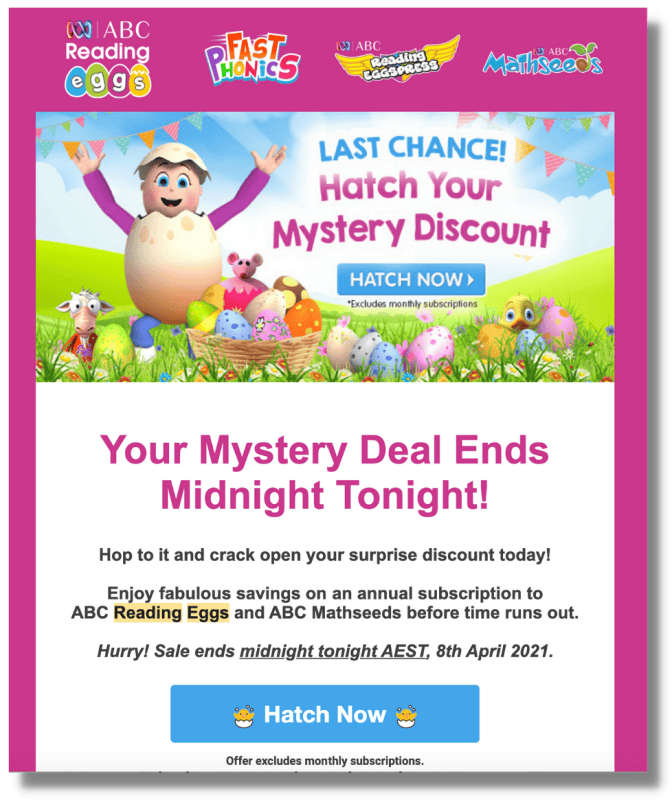 abc ready promotion email